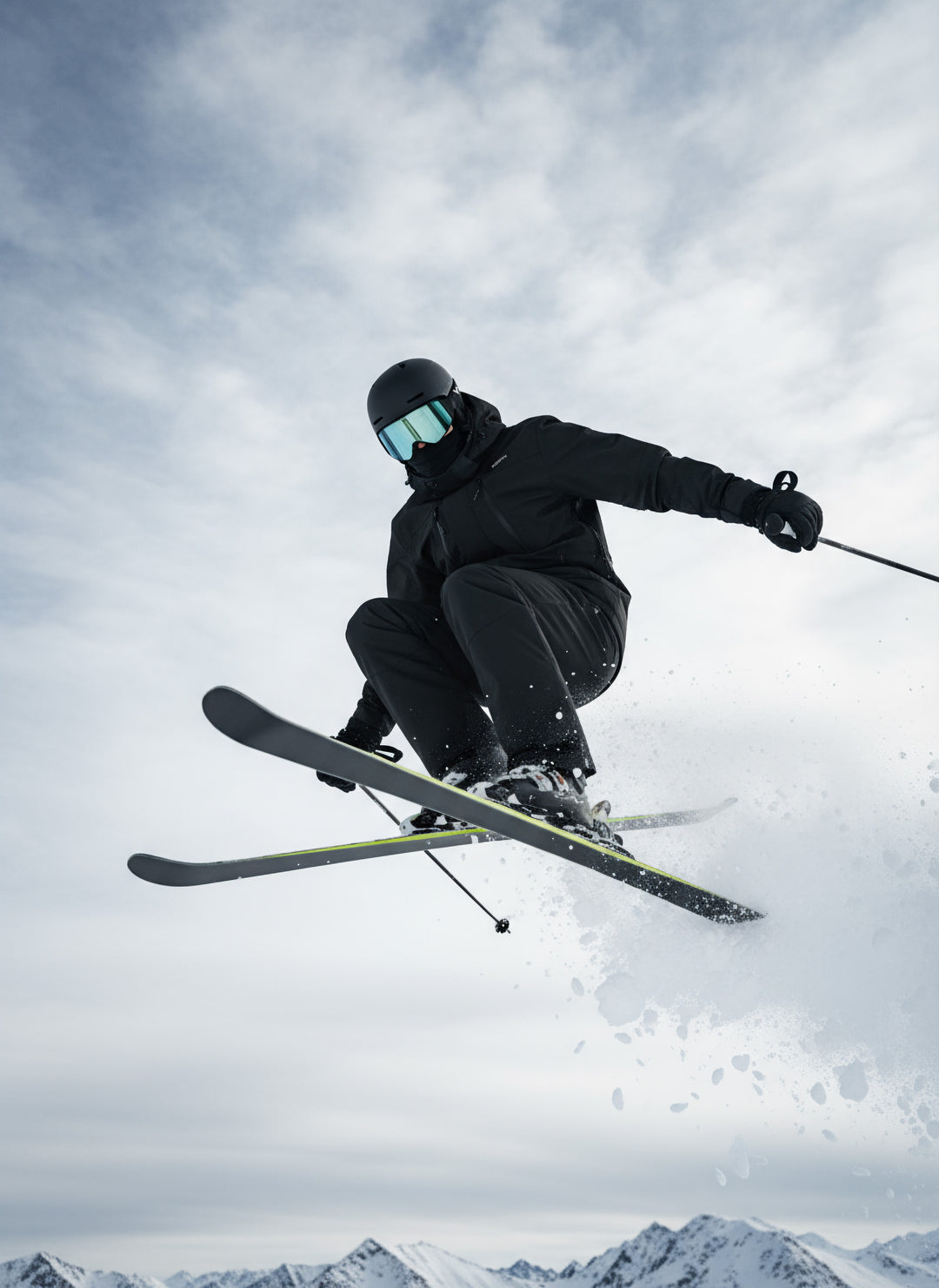 Anorak, sort, på model