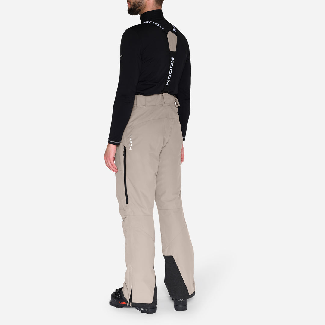 Skibukser til mænd, Beige, produktfoto. Side 2 #color_stone-greige