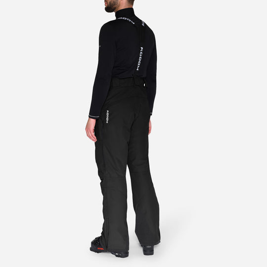 Skibukser til mænd, Sort, produktfoto.  Side 2 #color_charcoal-black