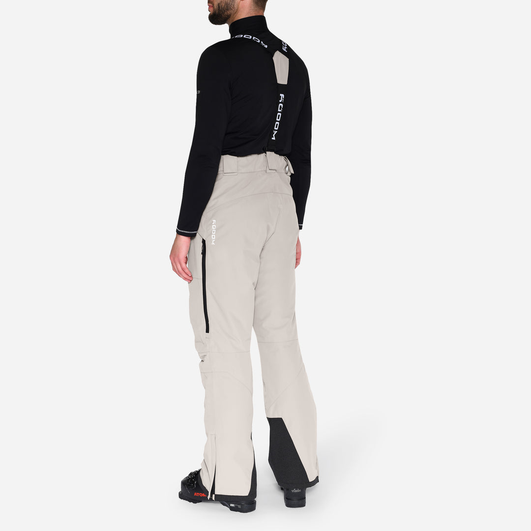 Skibukser til mænd, Grå, produktfoto. Side #color_silver-grey