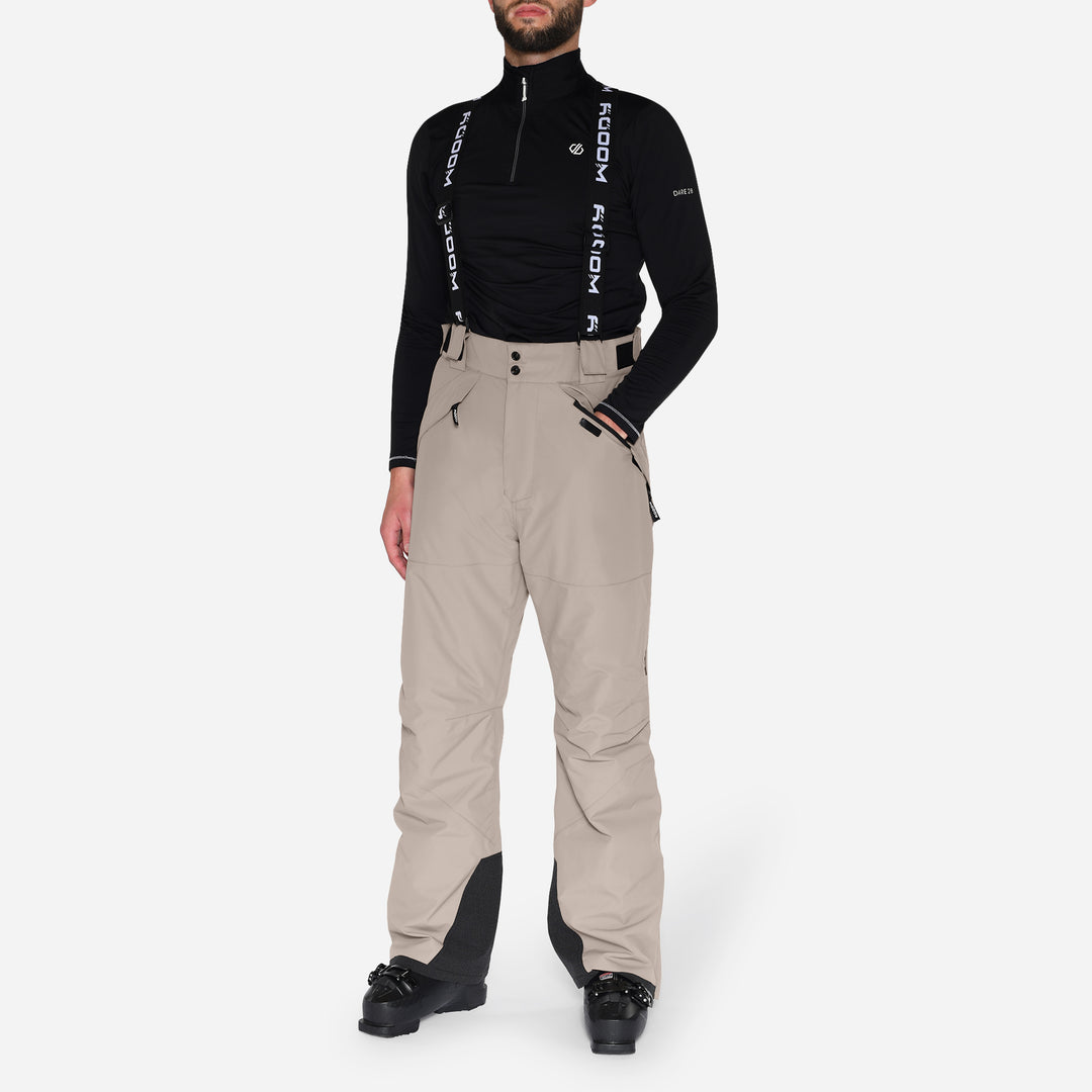 Skibukser til mænd, Beige, produktfoto.3 #color_stone-greige