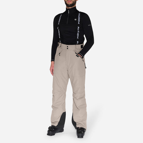 Skibukser til mænd, Beige, produktfoto.3 #color_stone-greige