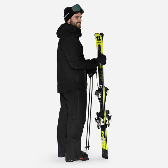 Skibukser til mænd, Sort, produktfoto. 2 #color_charcoal-black