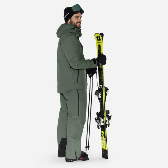 Skibukser til mænd, Mørk oliven, produktfoto - side 2  #color_dark-olive