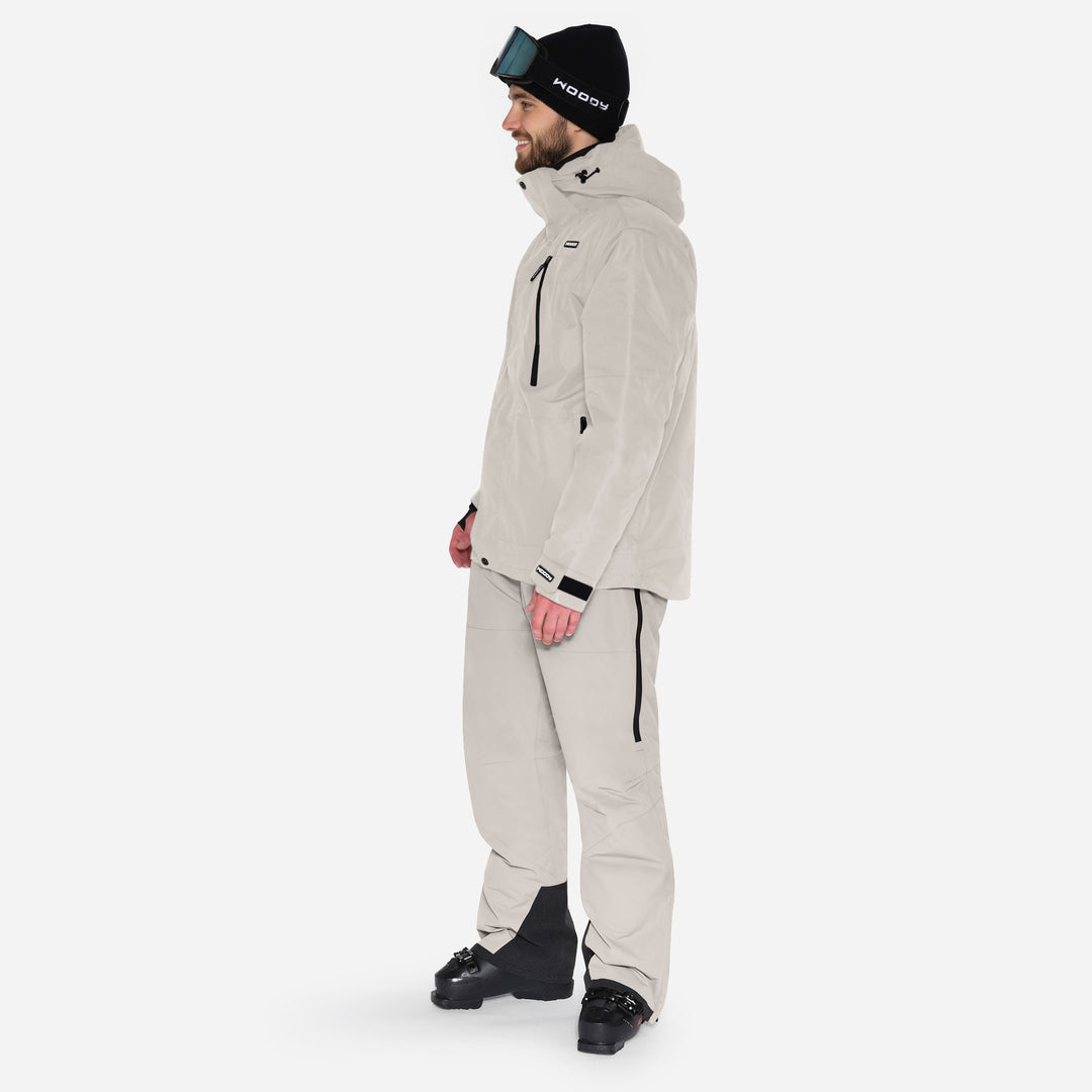 Skijakke til mænd, Grå, produktfoto4 #color_silver-grey