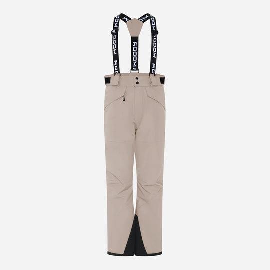 Women's Blizz Ski Pants, stone greige, front view. #color_stone-greige