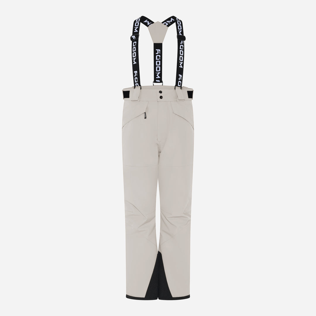 Women's Blizz Ski Pants, silver grey, front view. #color_silver-grey