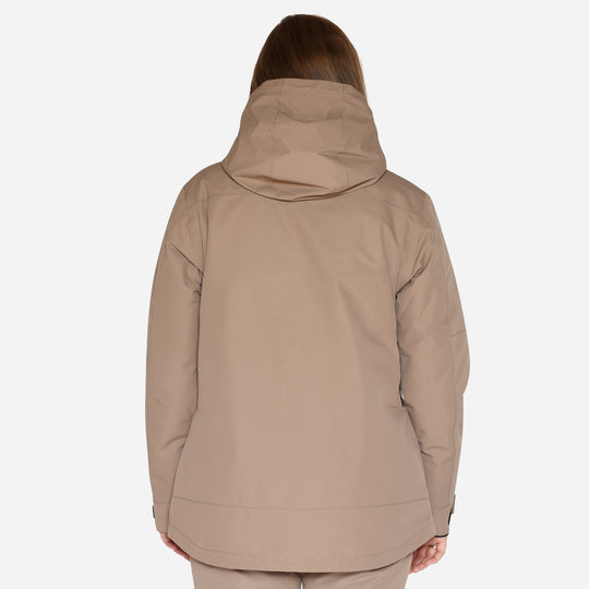 Skianorak til kvinder, Beige, produktfoto  2 #color_stone-greige
