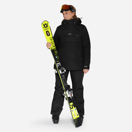 Skianorak til kvinder, Sort, produktfoto 4 #color_charcoal-black