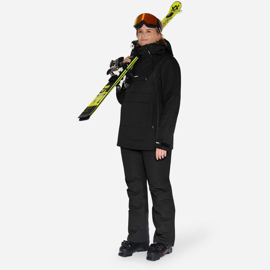 Skianorak til kvinder, Sort, produktfoto 5 #color_charcoal-black