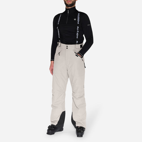 Skibukser til mænd, Grå, produktfoto. #color_silver-grey