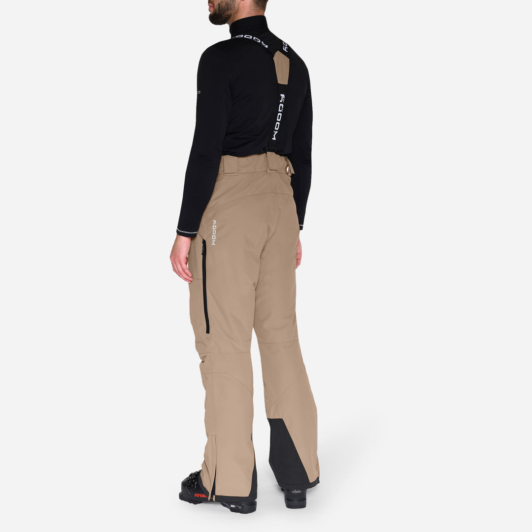 Skibukser til mænd, Beige, produktfoto. Side 2 #color_stone-greige