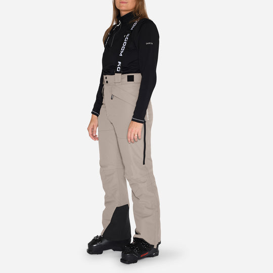 Skibukser til kvinder, Beige, produktfoto #color_stone-greige