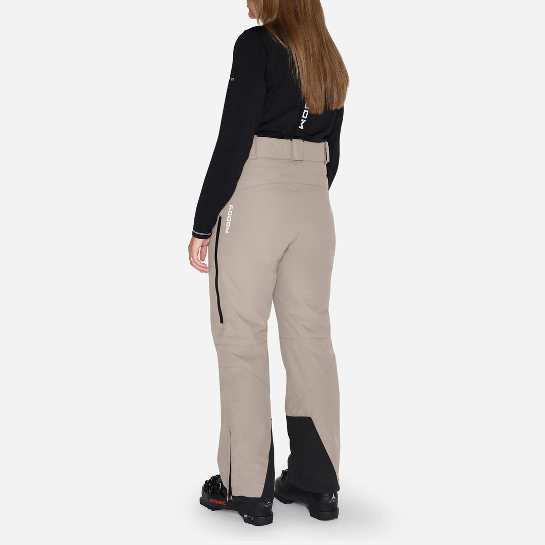 Skibukser til kvinder, Beige, produktfoto  2 #color_stone-greige