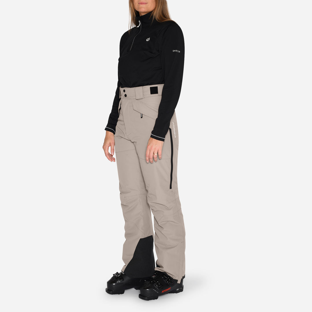 Skibukser til kvinder, Beige, produktfoto 3 #color_stone-greige