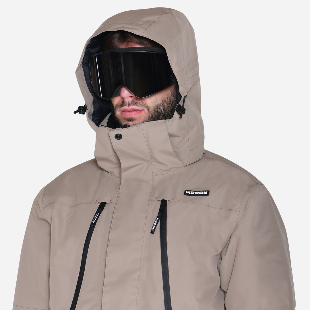 Skibriller med rød spejl-linse.  #color_red-mirror